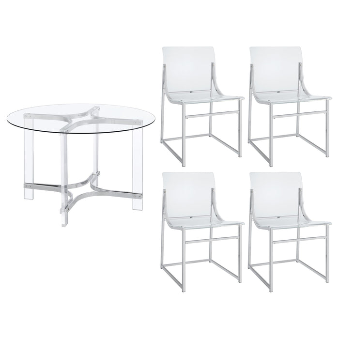 Keeling 5 Pc Dining Set - House Of Furniture/Allan's Gallery