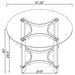 Keeling 5 Pc Dining Set - House Of Furniture/Allan's Gallery
