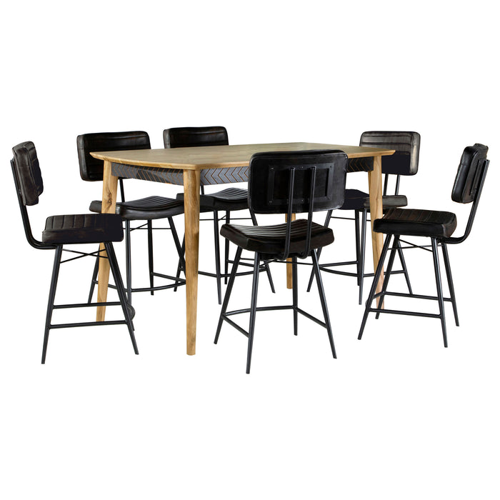 Partridge 7 Pc Counter Height Dining Set