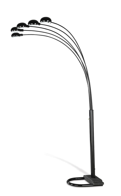 Kayd 5-light Floor Lamp Satin Black image