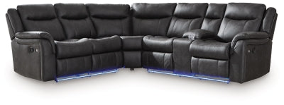 Sultan Meadow Reclining Sectional - House Of Furniture/Allan's Gallery