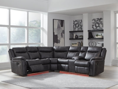 Sultan Meadow Reclining Sectional - House Of Furniture/Allan's Gallery