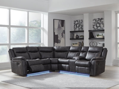 Sultan Meadow Reclining Sectional - House Of Furniture/Allan's Gallery