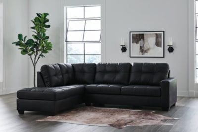 Barlin Mills Sectional with Chaise - House Of Furniture/Allan's Gallery