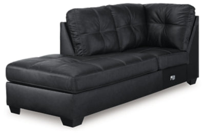Barlin Mills Sectional with Chaise - House Of Furniture/Allan's Gallery