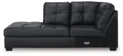 Barlin Mills Sectional with Chaise - House Of Furniture/Allan's Gallery