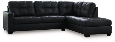 Barlin Mills Sectional with Chaise - House Of Furniture/Allan's Gallery