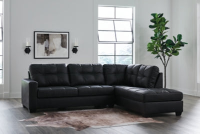 Barlin Mills Sectional with Chaise - House Of Furniture/Allan's Gallery