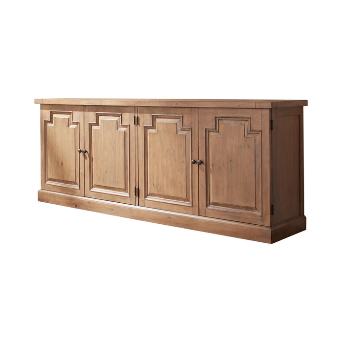 Florence 4-door Sideboard Rustic Smoke image