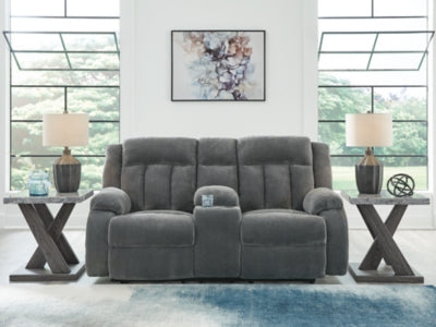 Observation Power Reclining Loveseat with Console - House Of Furniture/Allan's Gallery