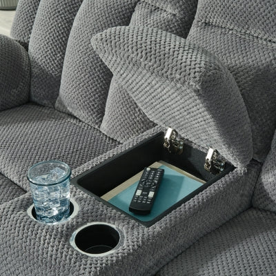 Observation Power Reclining Loveseat with Console - House Of Furniture/Allan's Gallery