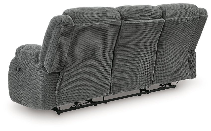 Observation Power Reclining Sofa with Drop Down Table - House Of Furniture/Allan's Gallery
