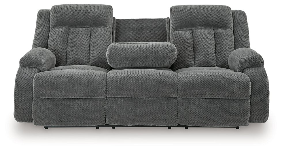 Observation Power Reclining Sofa with Drop Down Table - House Of Furniture/Allan's Gallery