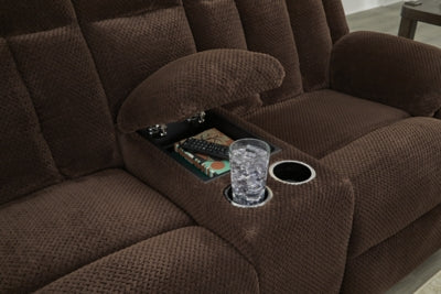 Observation Power Reclining Loveseat with Console - House Of Furniture/Allan's Gallery