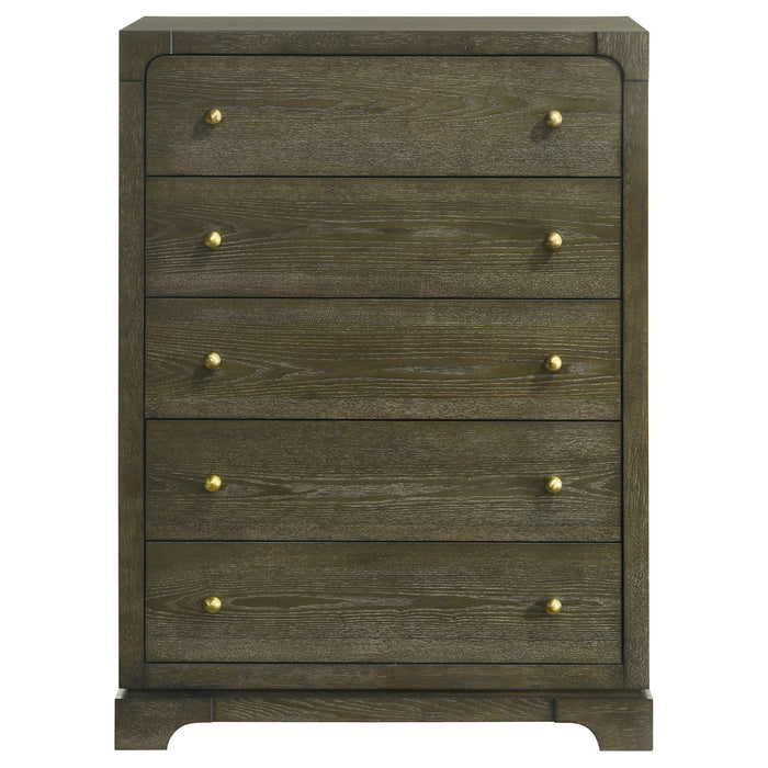 kiran embossed metal dresser SEROYA Riondra Mesh Dress in Brown The felt Gran Park - 5-Drawer Bedroom
