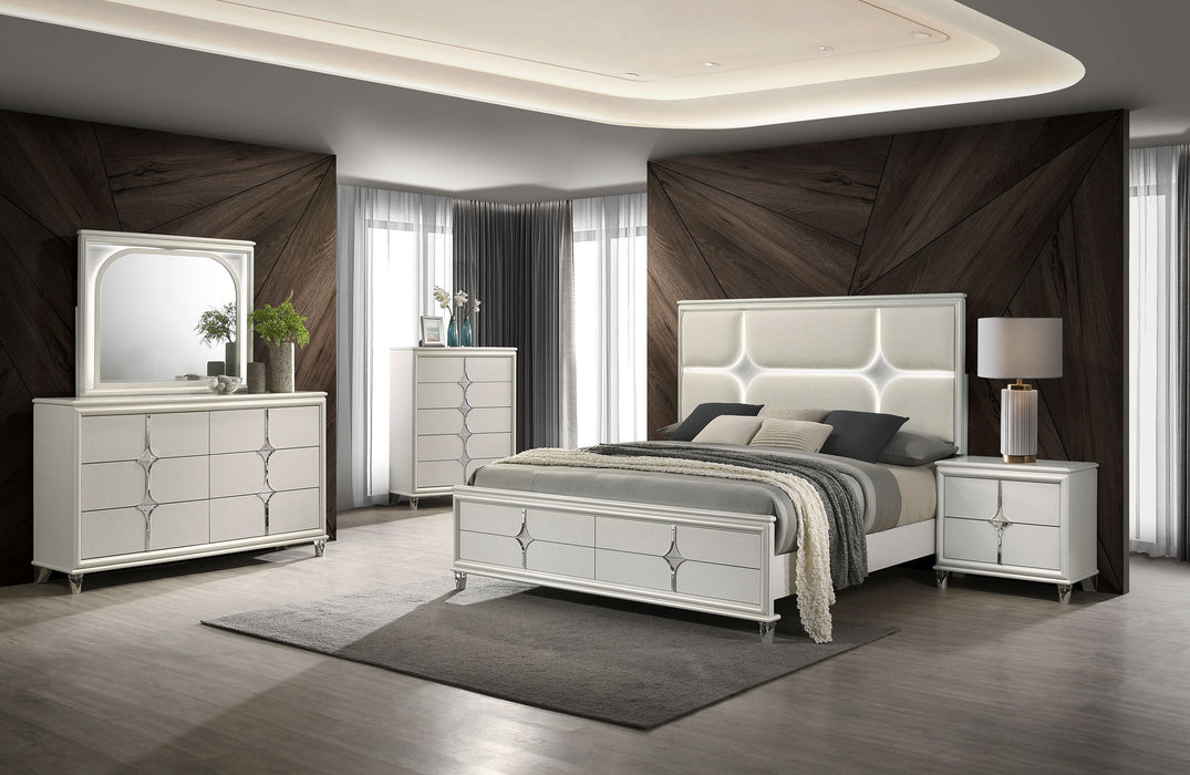 Olivia 4 & 5 Piece Bedroom Set E.King, Queen, & Cal.King