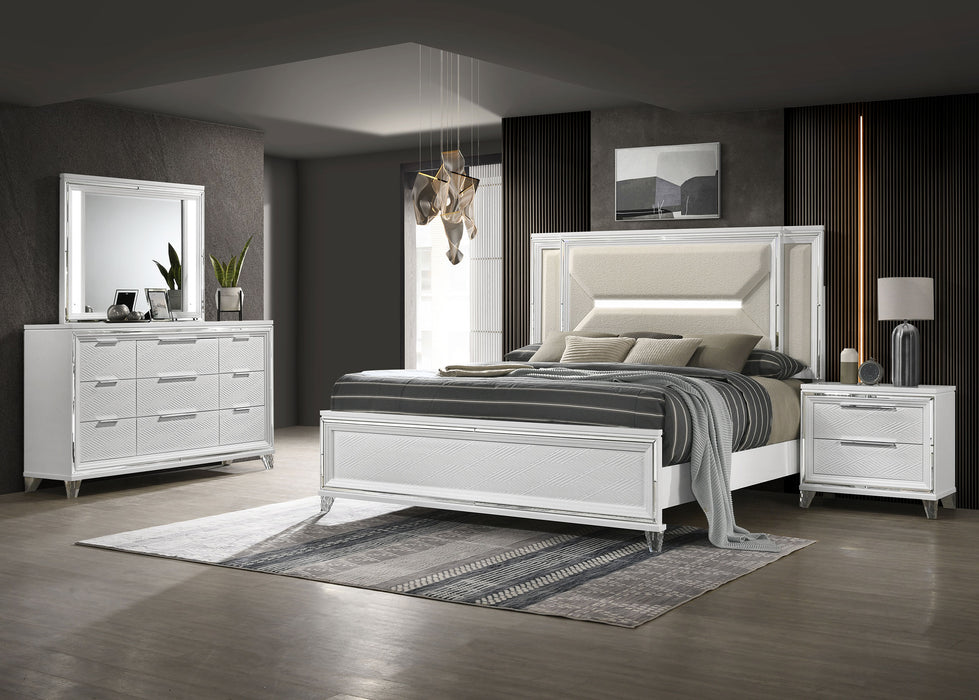 Marmore 4 Pc Bedroom Set - House Of Furniture/Allan's Gallery