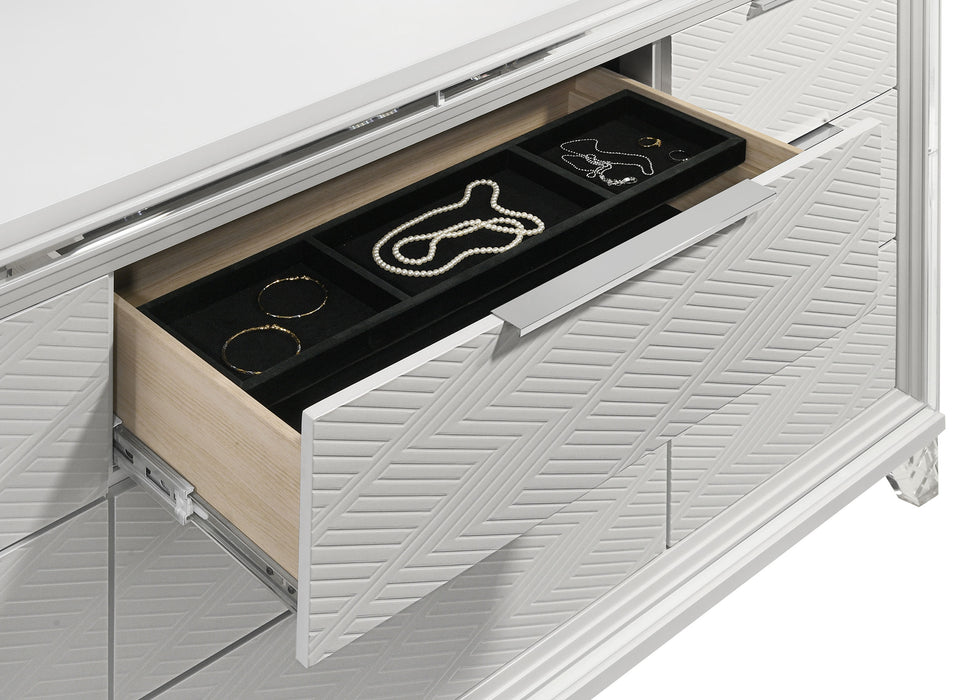 Marmore 4 Pc Bedroom Set - House Of Furniture/Allan's Gallery