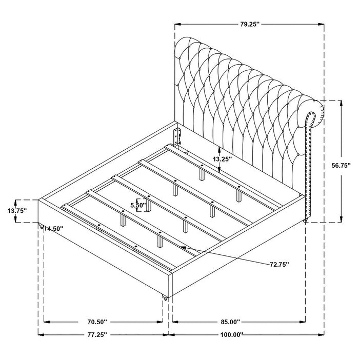 Devon Panel Bed