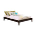 Hounslow California King, E.King, & Queen Universal Platform Bed Cappuccino - House Of Furniture/Allan's Gallery