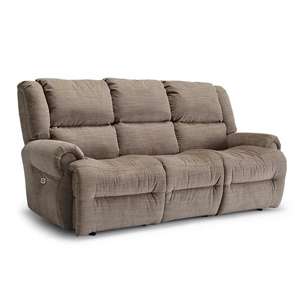 GENET COLLECTION LEATHER POWER RECLINING SOFA W/ FOLD DOWN TABLE- S960CP4