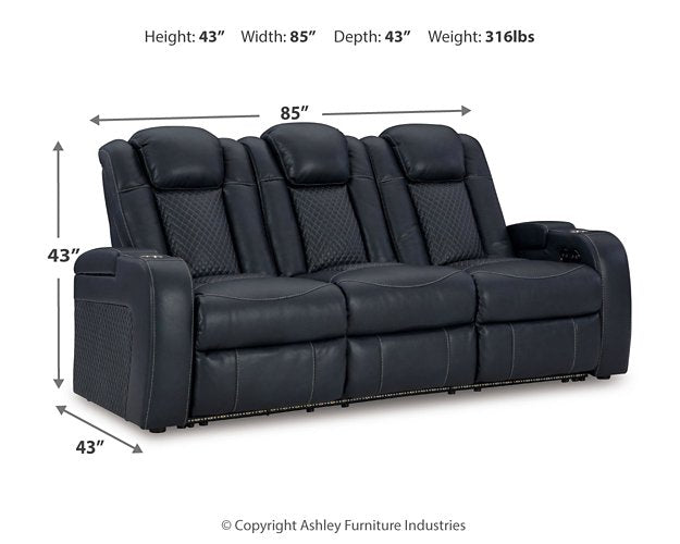 Fyne-Dyme Power Reclining Sofa - House Of Furniture/Allan's Gallery