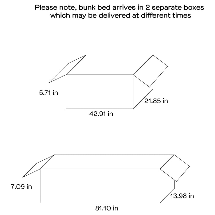 Flynn Bunk Bed with Mattress