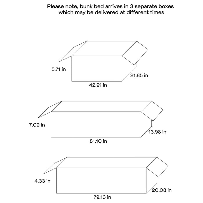Flynn Bunk Bed with Mattress