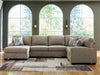 Newellen Sleeper Sectional with Chaise - House Of Furniture/Allan's Gallery