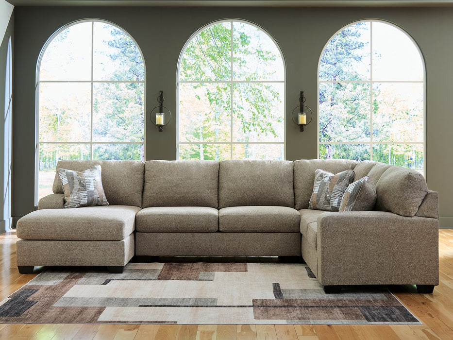Newellen Sleeper Sectional with Chaise - House Of Furniture/Allan's Gallery