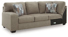 Newellen Sleeper Sectional with Chaise - House Of Furniture/Allan's Gallery