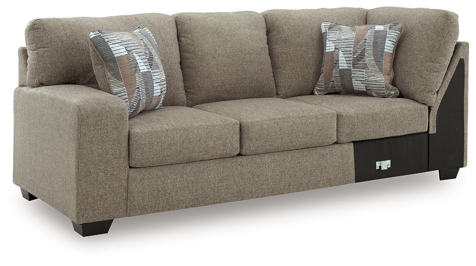 Newellen Sleeper Sectional with Chaise - House Of Furniture/Allan's Gallery
