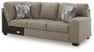 Newellen Sleeper Sectional with Chaise - House Of Furniture/Allan's Gallery