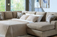 Newellen Sleeper Sectional with Chaise - House Of Furniture/Allan's Gallery
