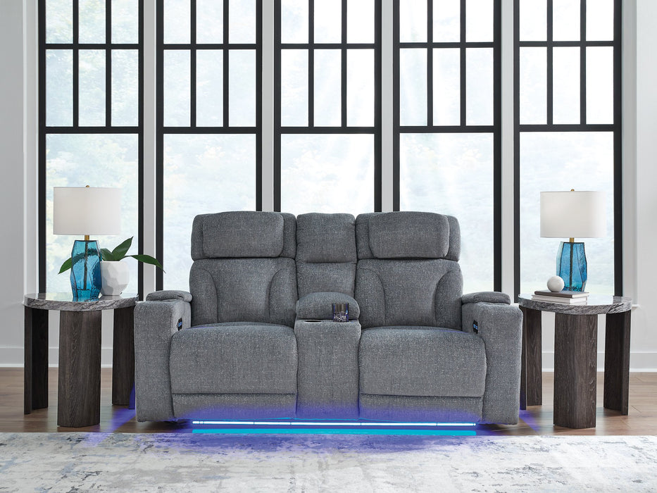 Studio Cave Power Reclining Loveseat with Console