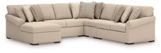 LadyMae Sectional with Chaise - House Of Furniture/Allan's Gallery