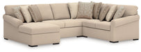 LadyMae Sectional with Chaise - House Of Furniture/Allan's Gallery
