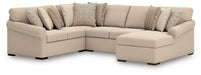 LadyMae Sectional with Chaise - House Of Furniture/Allan's Gallery