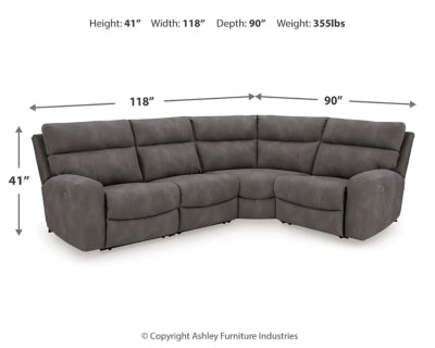 Next-Gen DuraPella Power Reclining Sectional - House Of Furniture/Allan's Gallery