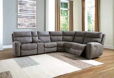 Next-Gen DuraPella Power Reclining Sectional - House Of Furniture/Allan's Gallery