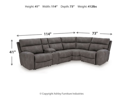 Next-Gen DuraPella Power Reclining Sectional - House Of Furniture/Allan's Gallery