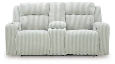 Forest Lake Power Reclining Loveseat with Console - House Of Furniture/Allan's Gallery