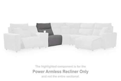 Modmax Reclining Sectional with Audio Consoles - House Of Furniture/Allan's Gallery