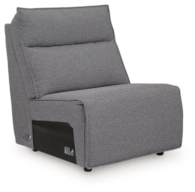 Modmax Power Reclining Sectional with Chaise - House Of Furniture/Allan's Gallery