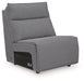 Modmax Power Reclining Sectional with Chaise - House Of Furniture/Allan's Gallery