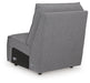Modmax Power Reclining Sectional with Chaise - House Of Furniture/Allan's Gallery