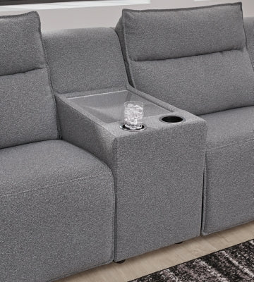 Modmax Power Reclining Sectional with Chaise - House Of Furniture/Allan's Gallery