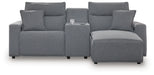 Modmax Power Reclining Sectional with Chaise - House Of Furniture/Allan's Gallery