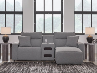 Modmax Power Reclining Sectional with Chaise - House Of Furniture/Allan's Gallery