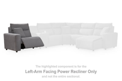 Modmax Reclining Sectional with Audio Consoles - House Of Furniture/Allan's Gallery